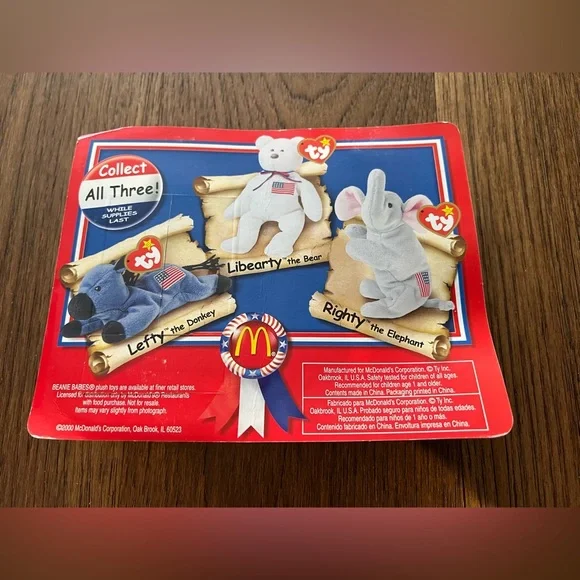 McDonalds American Trio beanie babies - Picture 4 of 10